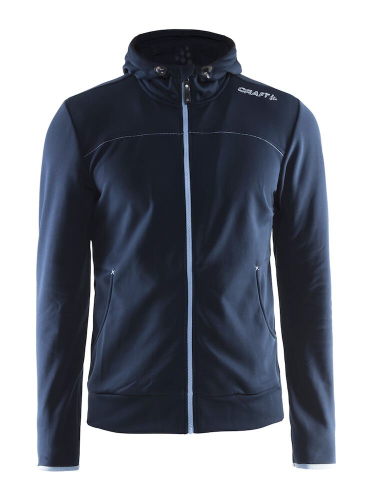 Craft Leisure Full Zip Vetoketjullinen huppari dark navyCraft