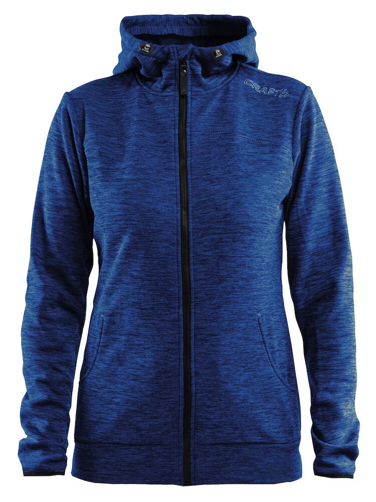 Craft Leisure Full Zip Vetoketjullinen huppari Naisten Deep melangeCraft