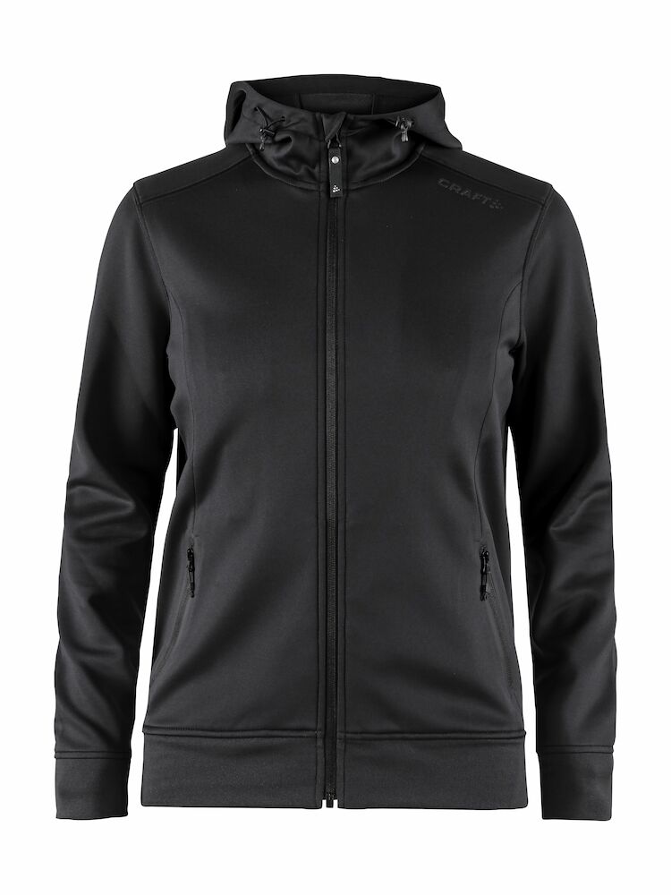 Craft Noble FZ Vetoketjullinen huppari Naisten mustaCraft