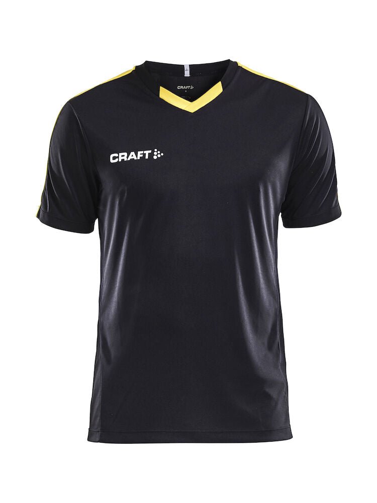 Craft Progress Tekninen t - paita Kontrastiväreillä miesten musta /yellow MCraft