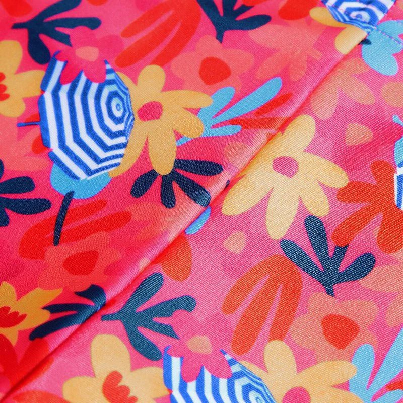 Digital Short Sleeve Rash Top Set lasten uima - asu, punainenSpeedo