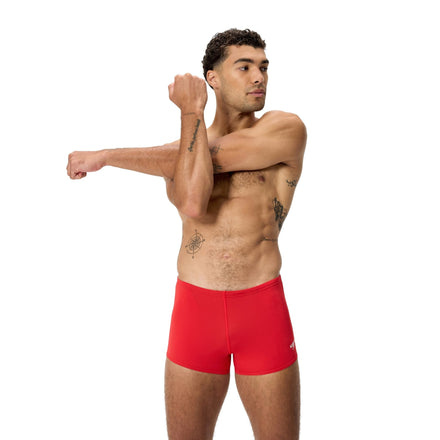 Endurance+ Logo Aquashort miesten uimahousut, punainenSpeedo