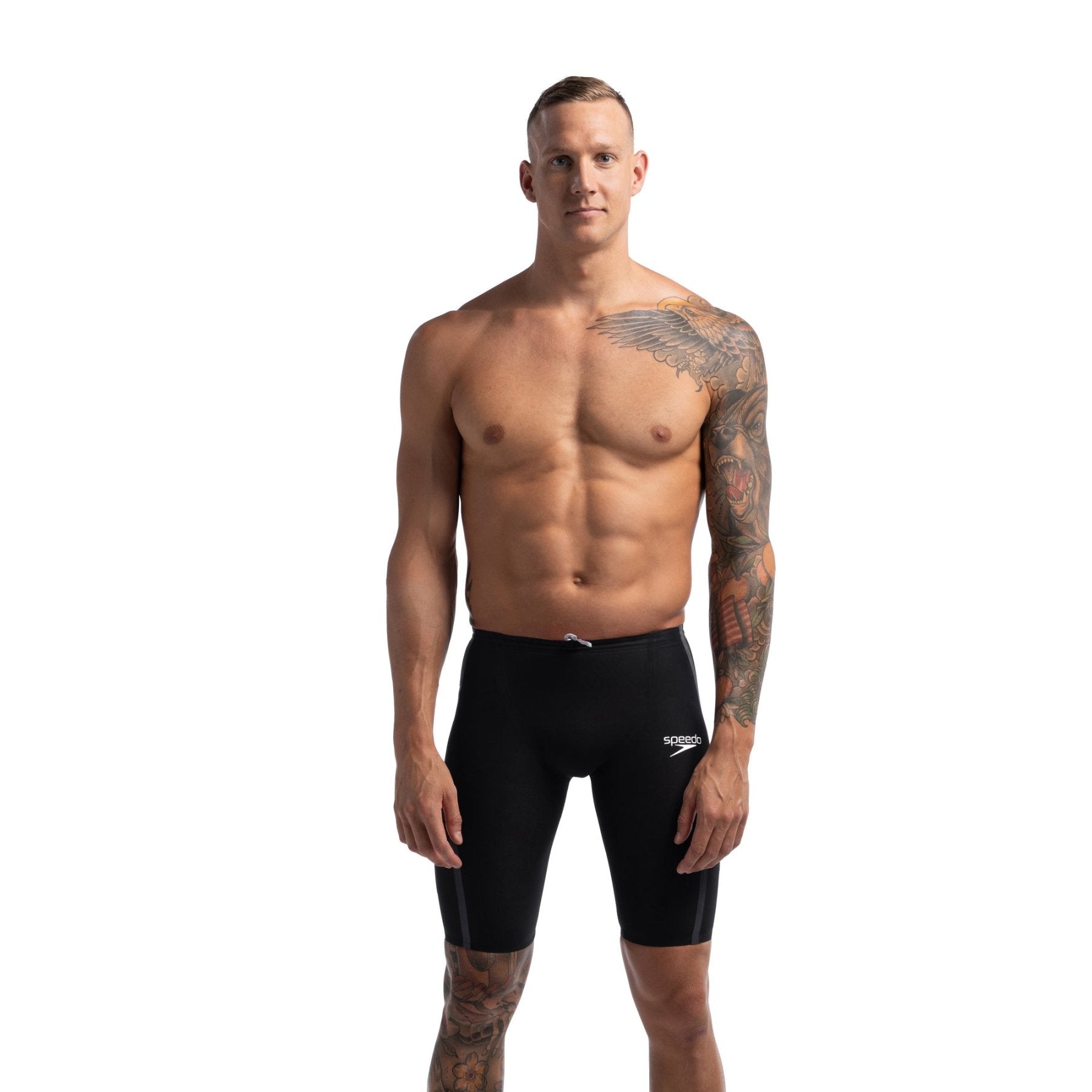 Fastskin LZR Pure Intent 2.0 High Waist Jammer mieten kilpapuku, mustaSpeedo