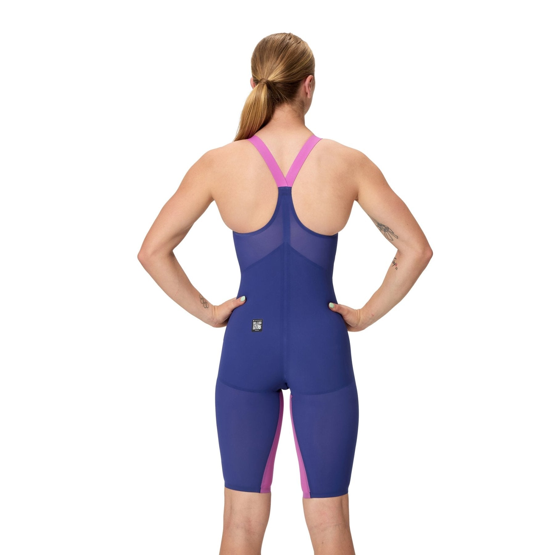 Fastskin LZR Pure Valor 2.0 Closedback Kneeskin naisten kilpapuku, violettiSpeedo