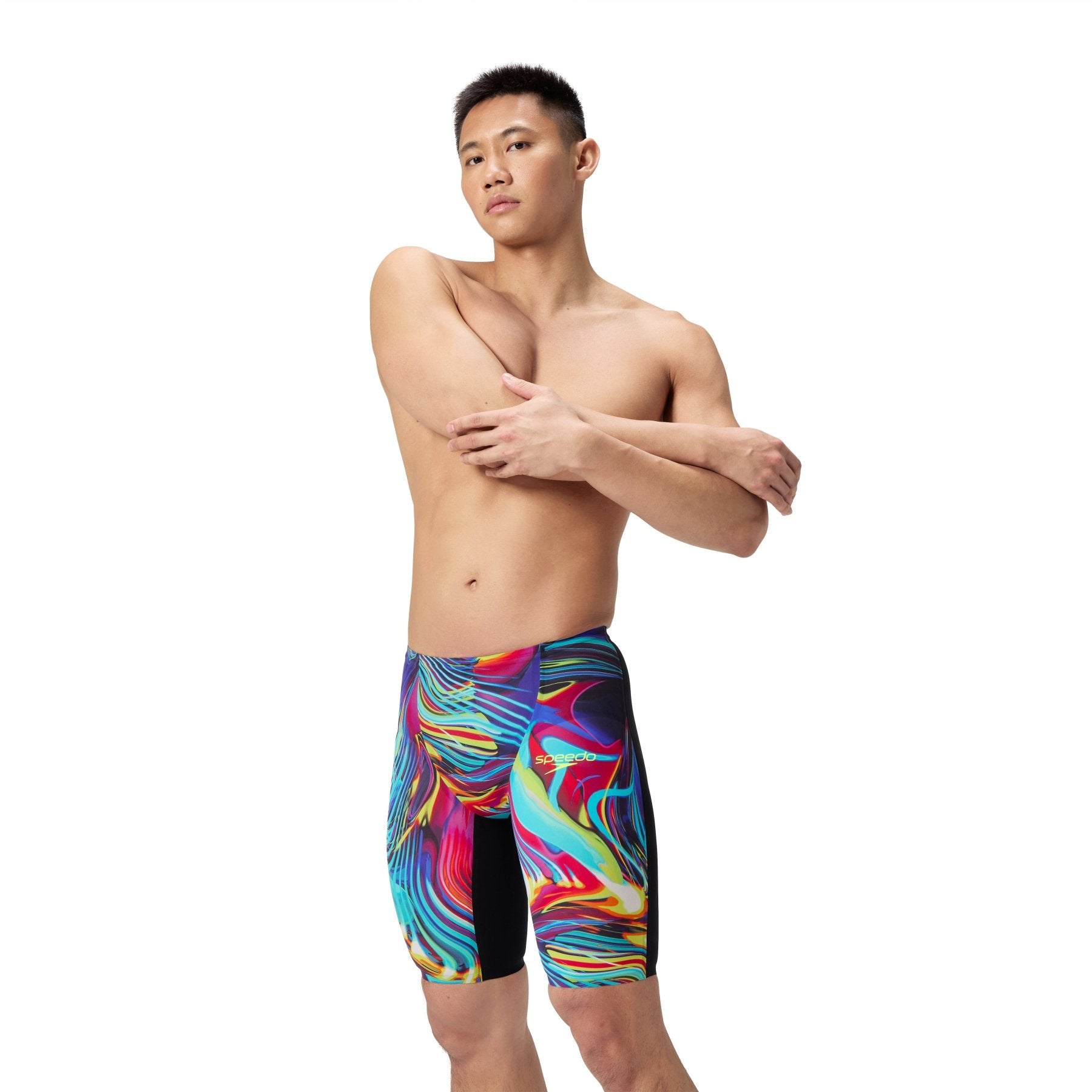 Fastskin LZR Pure Valor 2.0 High Waisted Jammer miesten kilpapuku, musta - värikäsSpeedo