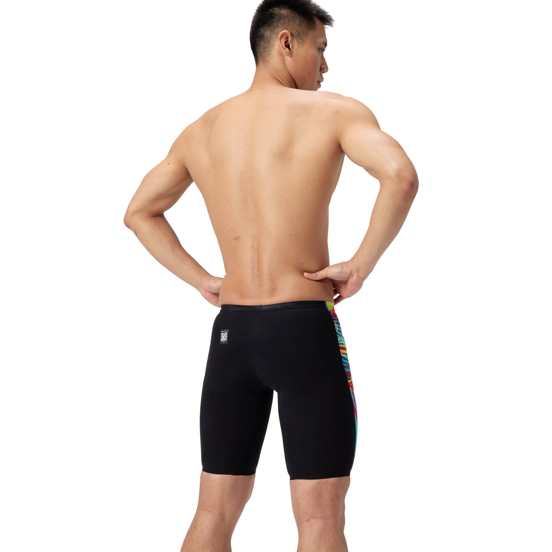 Fastskin LZR Pure Valor 2.0 Jammer miesten kilpapuku, musta - värikäsSpeedo