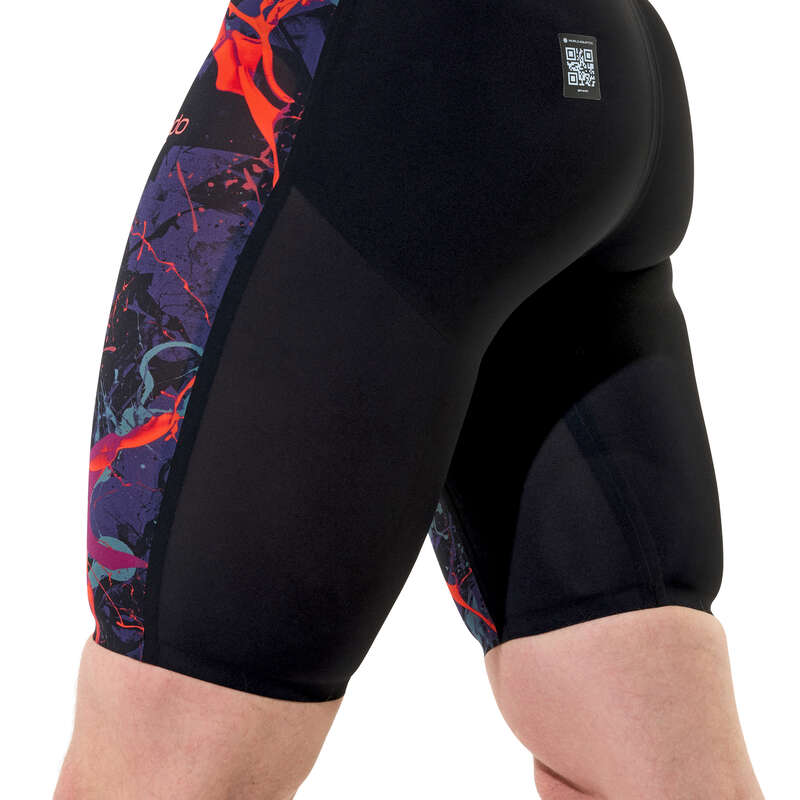 Fastskin LZR Pure Valor 2.0 Printed Jammer miesten kilpapuku, musta-punainenSpeedo