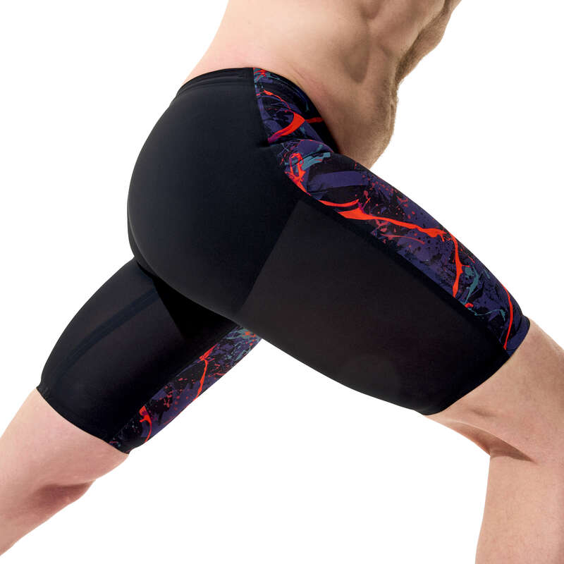 Fastskin LZR Pure Valor 2.0 Printed Jammer miesten kilpapuku, musta-punainenSpeedo