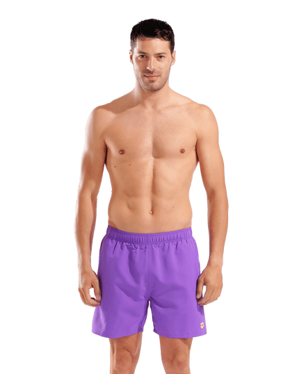 Fundamentals Boxer R miesten uimashortsit, violetti-keltainenArena