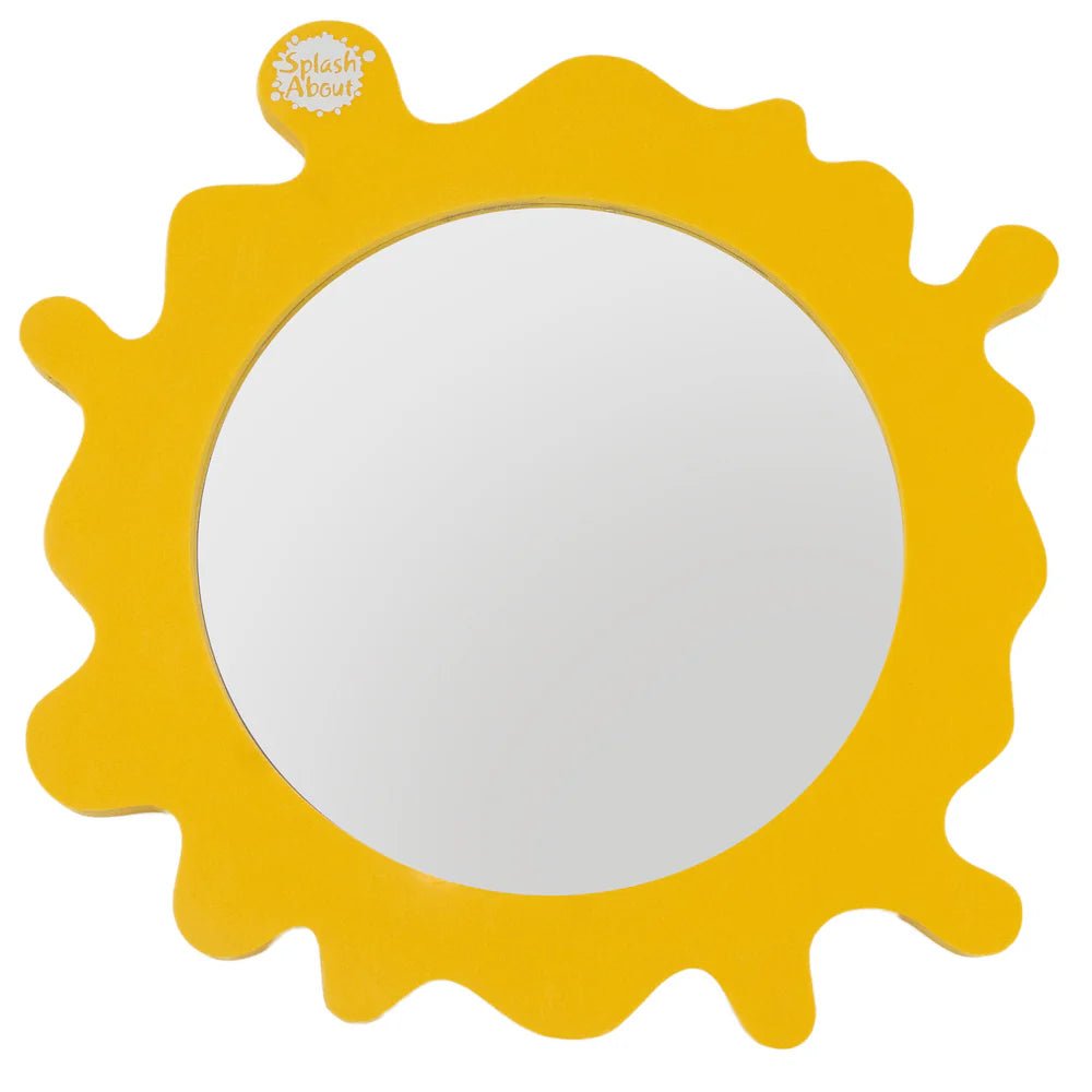 Iso Bath & Pool Mirror kelluva peili uimaopetukseen, YellowSplashy
