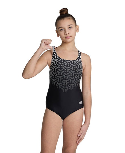 Kikko V Swim Pro Back tyttöjen uimapuku, musta - valkoinenArena