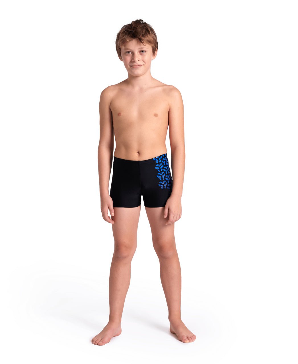 Kikko V Swim Short Graphic poikien uimahousut, musta - sininenArena