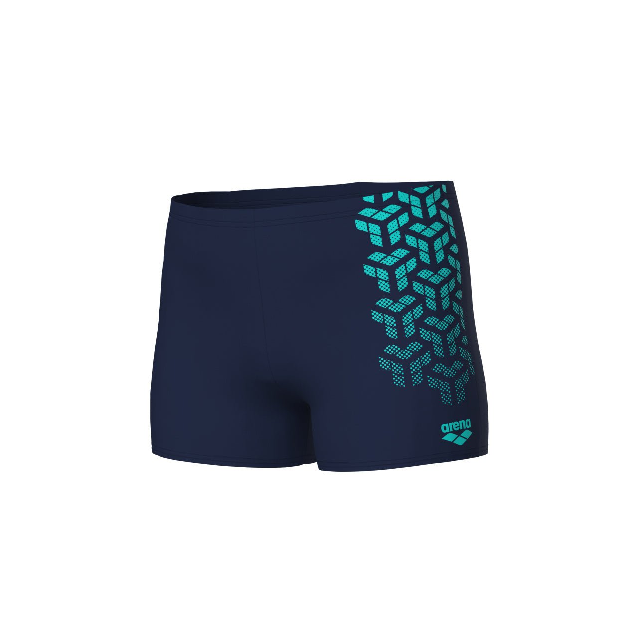 Kikko V Swim Short Graphic poikien uimahousut, tummansininen - turkoosiArena