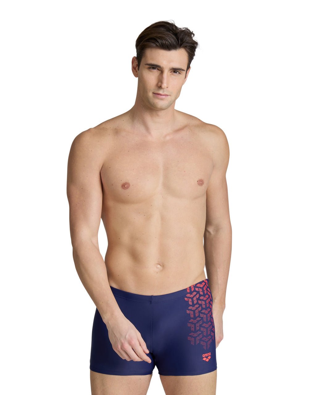 Kikko V Swim Short miesten uimahousut, tummansininen - oranssiArena