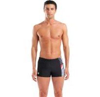 Lit Logo Swim Short Miesten Uimahousut, musta - värikäsArena