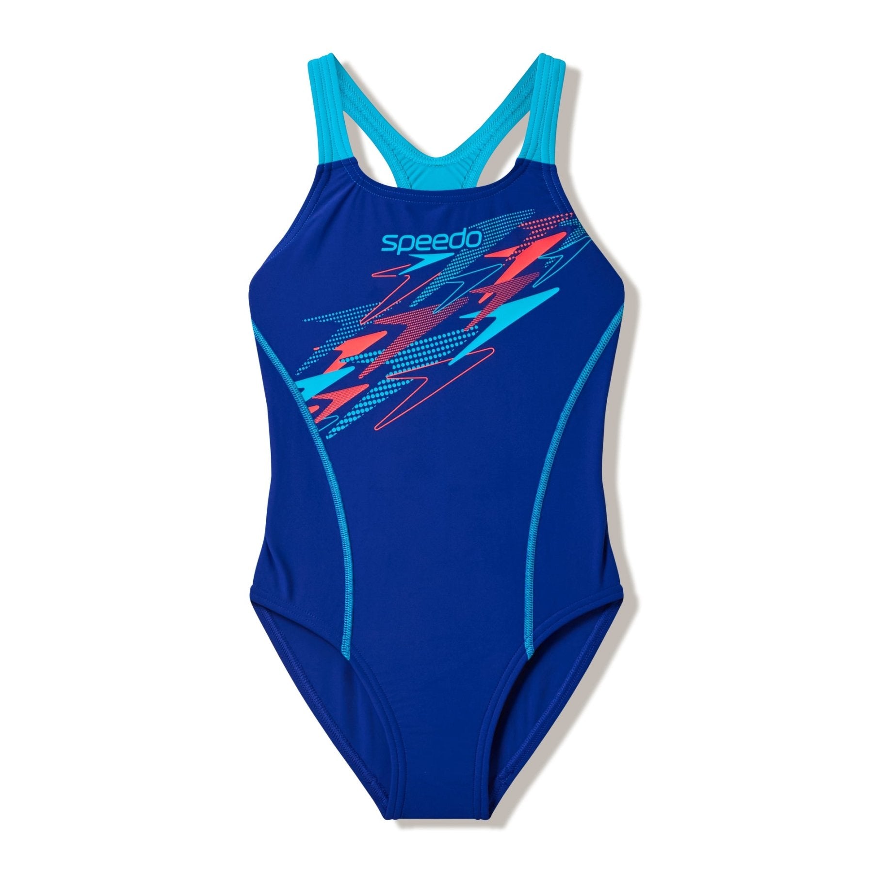 Medley Logo Medalist Swimsuit tyttöjen uimapuku, tummansininenSpeedo