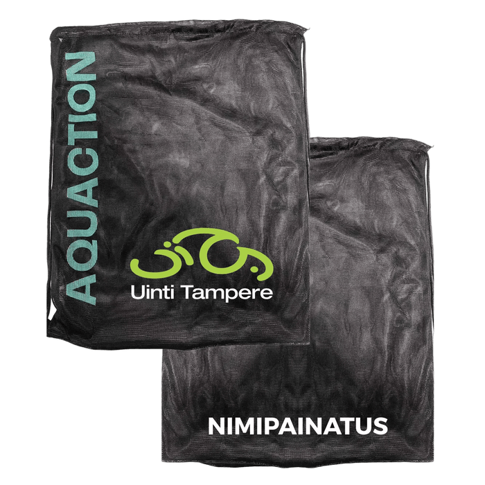 Mesh bag with club logo