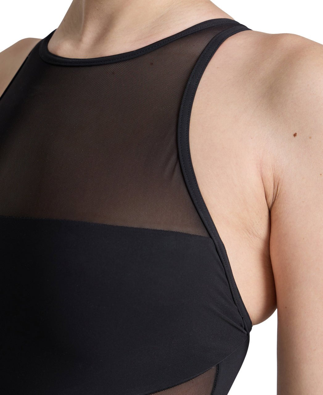 Mesh Panels Swim Pro Back naisten uimapuku, mustaArena