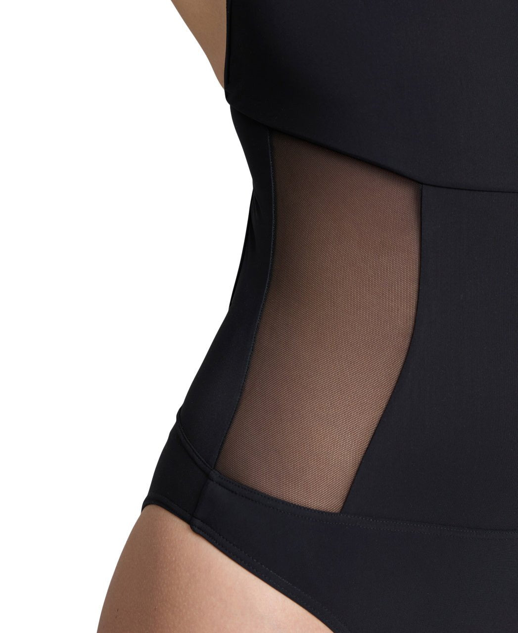 Mesh Panels Swim Pro Back naisten uimapuku, mustaArena