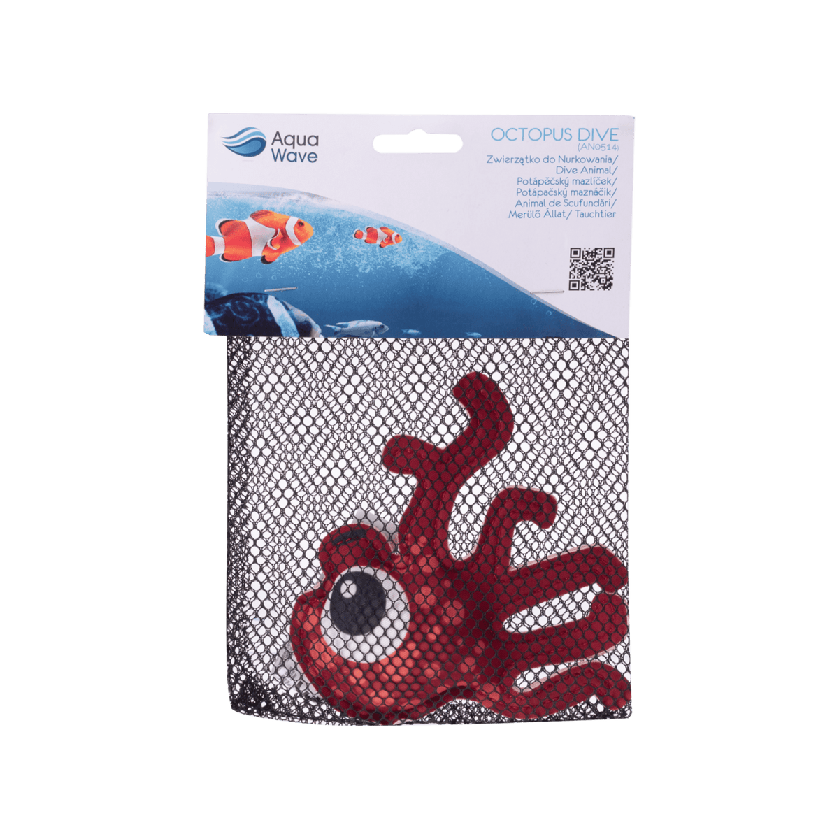 Octopus sukelluslelu, punainen