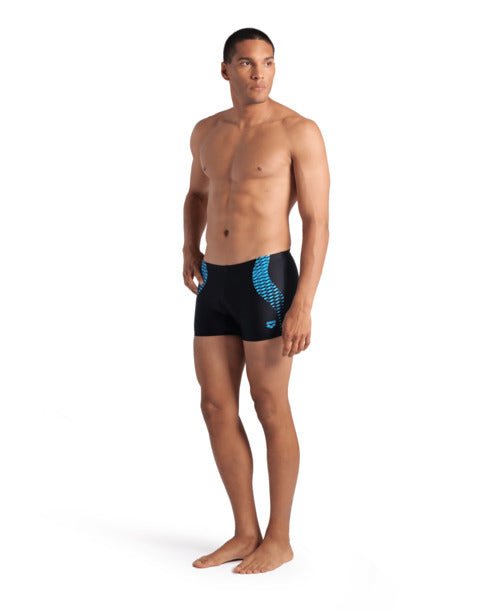 Openings Swim Short miesten uimahousut, musta - turkoosiArena