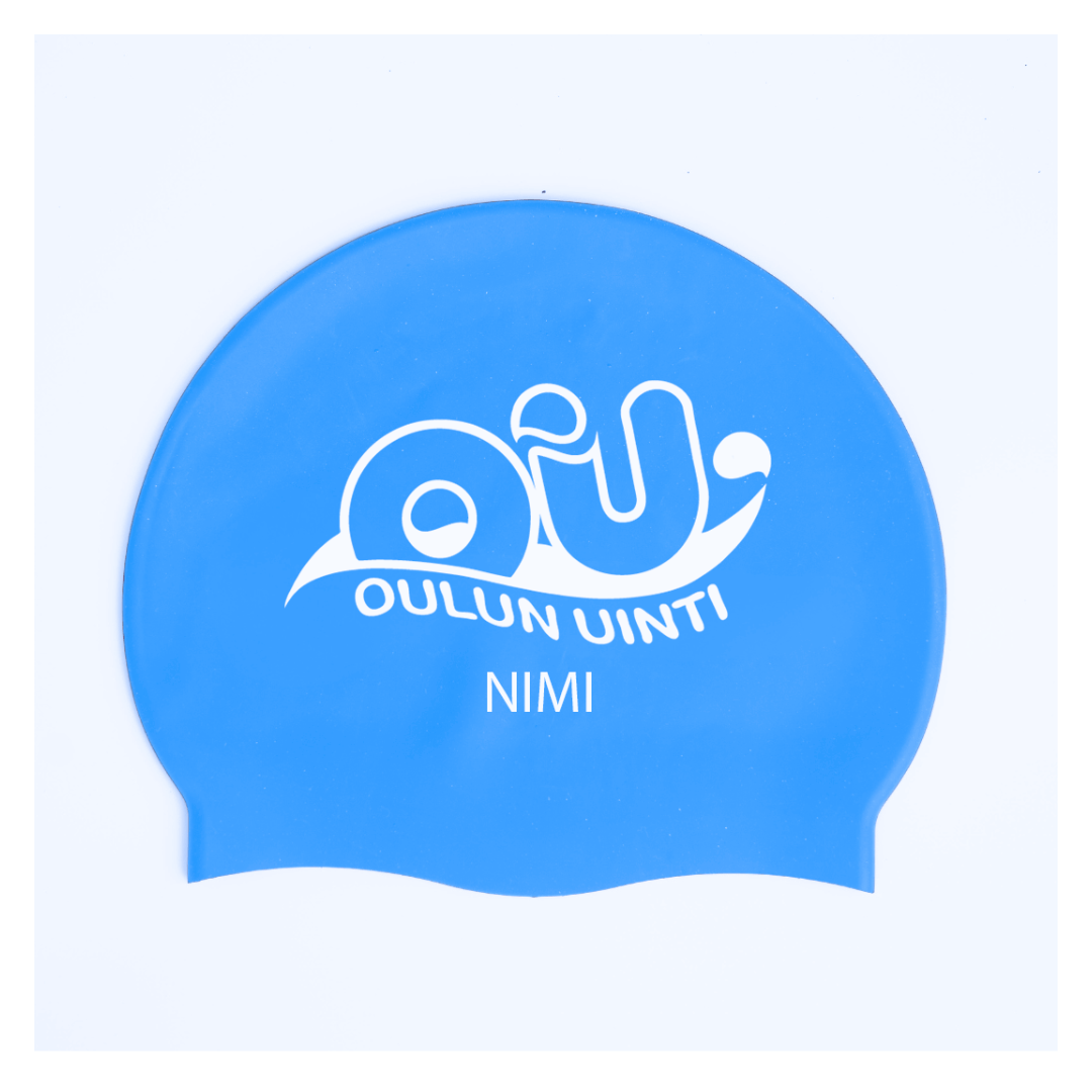 Oulun Uinti - nimikoitu uimalakki 2kpl sininenOulun uinti