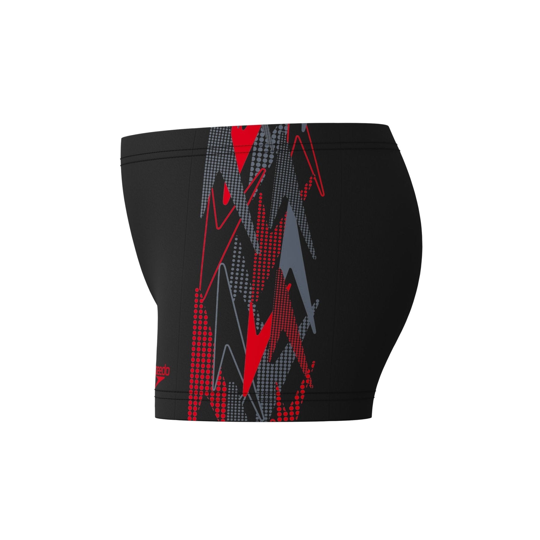 Placement Aquashort Poikien Uimahousut, musta - punainenSpeedo