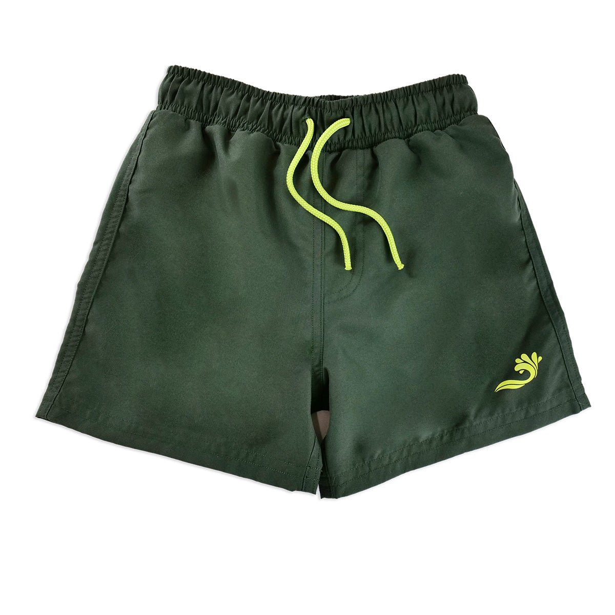 Plain Boys Shorts poikien uimashortsit, tummanvihreäSplash About