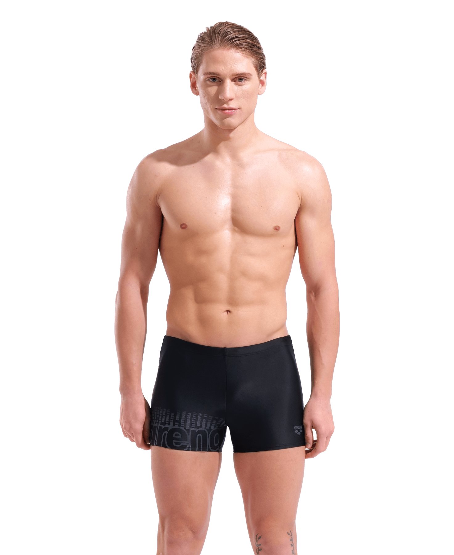 Playful Swim Short miesten uimashortsit, mustaArena