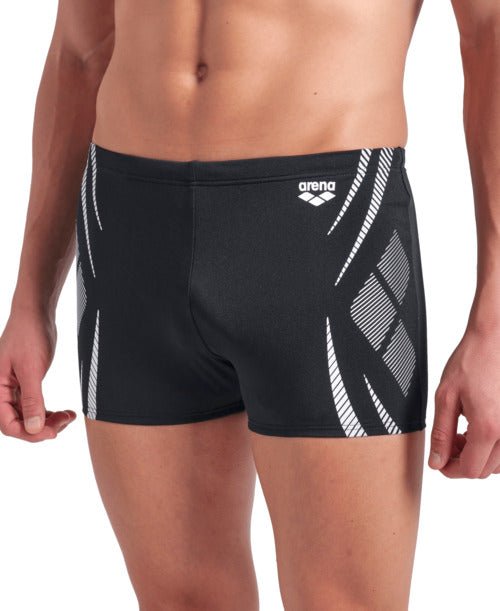 Poseidonia Swim Short miesten uimahousut, musta - valkoinenArena