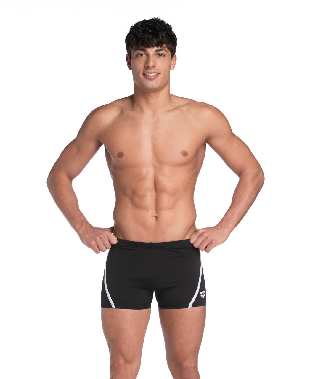ProFile Swim Short miesten uimahousut, musta - valkoinenArena