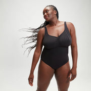 Shaping AquaNite naisten plus size uimapuku, mustaSpeedo