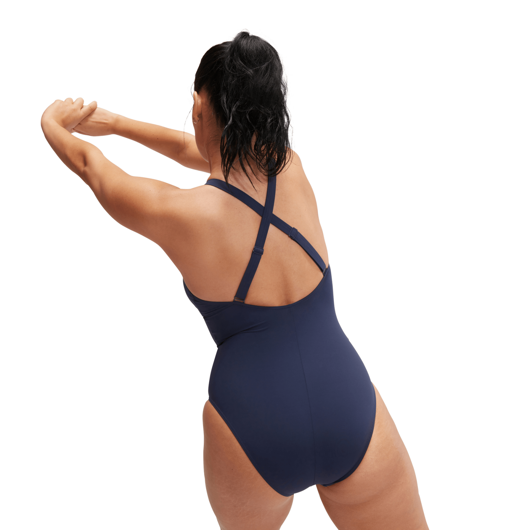 Shaping Cross Back naisten uimapuku, tummansininenSpeedo