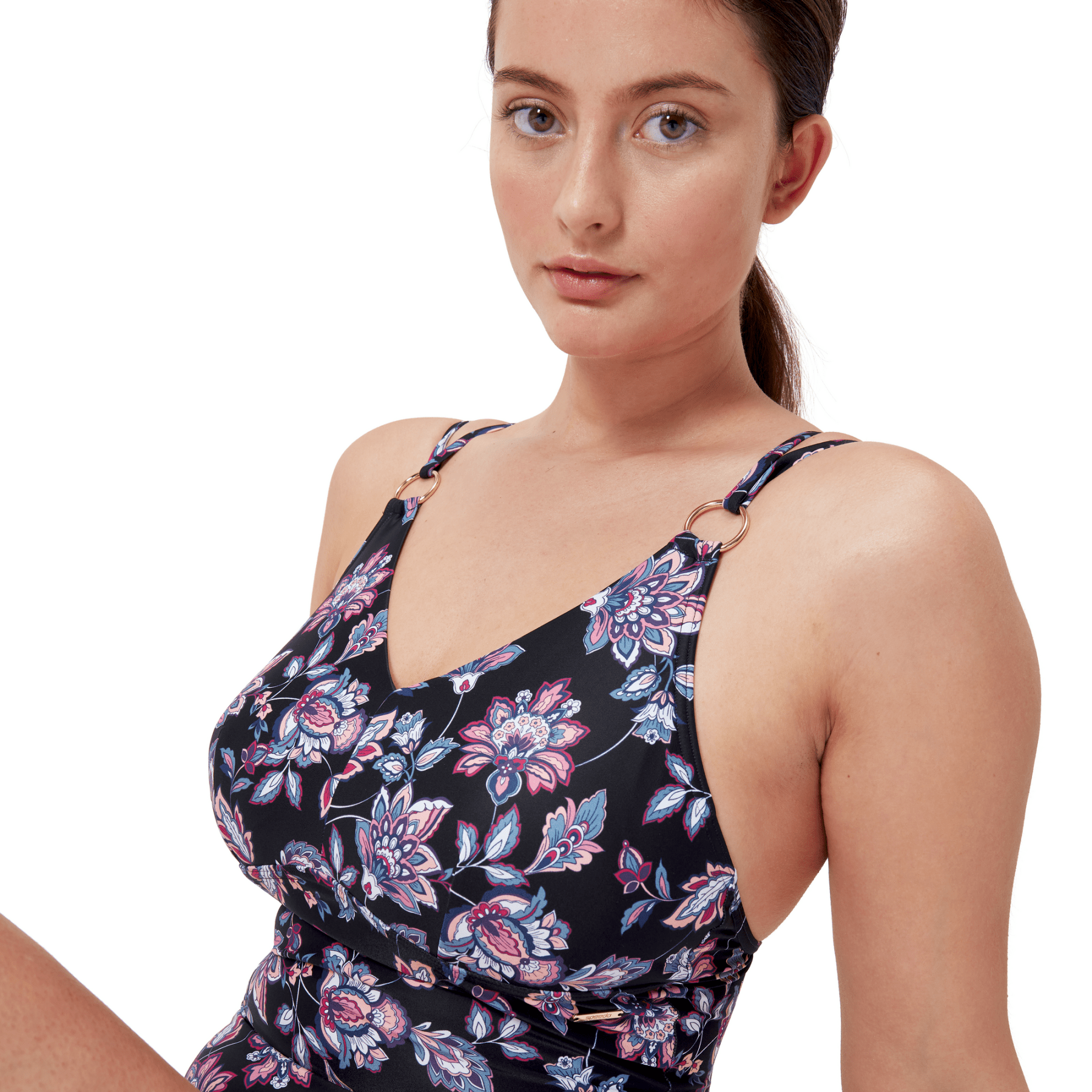 Shaping Printed Strappy naisten uimapukuSpeedo