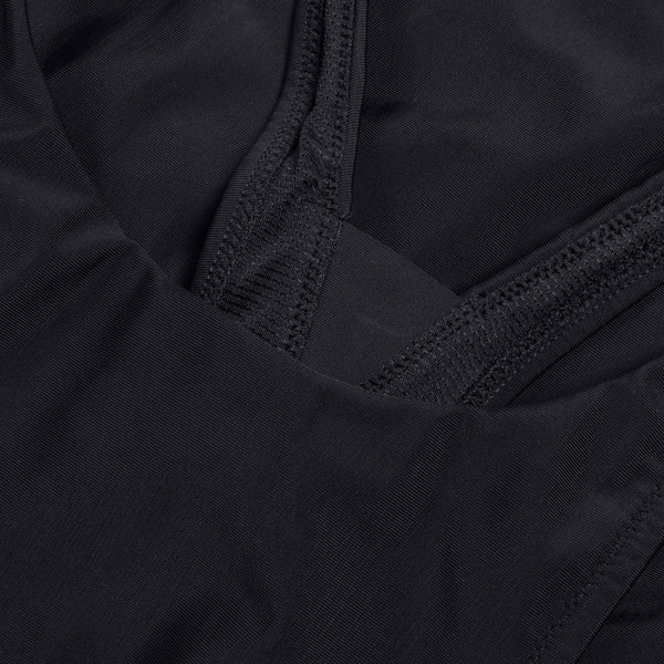 Solid Highneck naisten uimapuku, mustaSpeedo