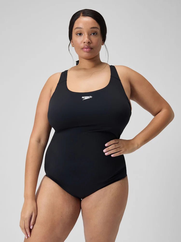 Speedo Eco Endurance naisten plus size uimapuku, mustaSpeedo