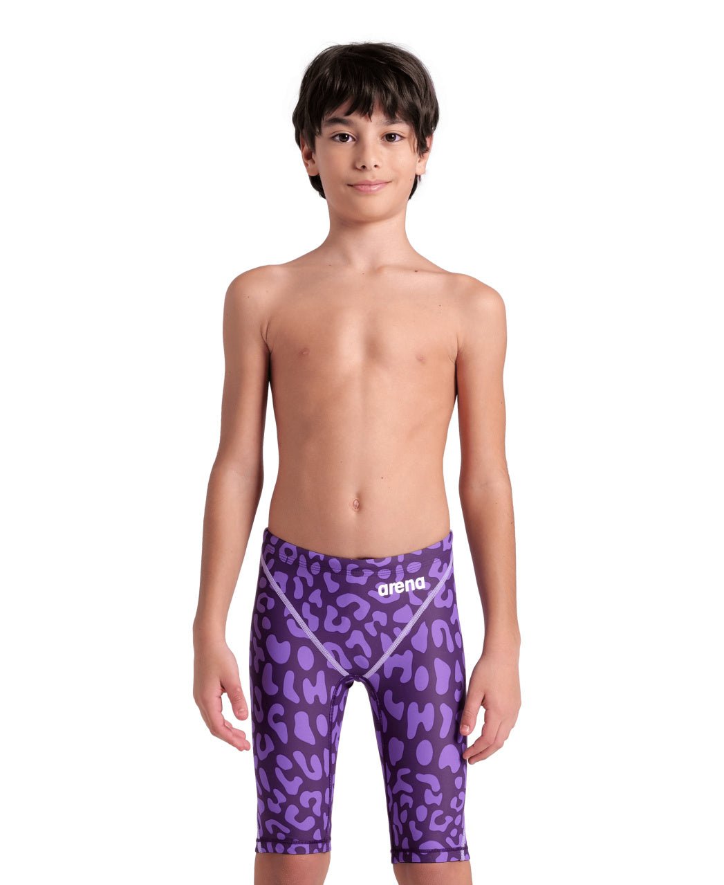 St Next Le Jammer Jr poikien kilpapuku, Leopard Skin Violet - Arena