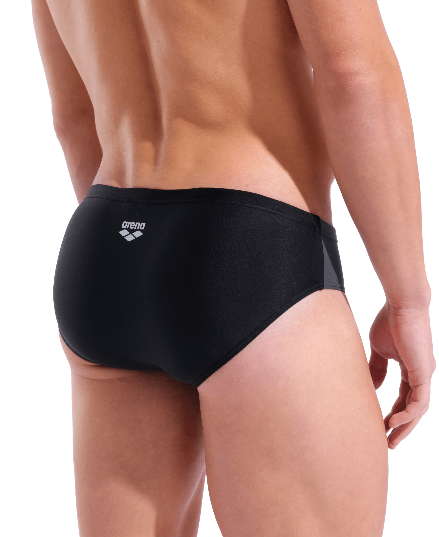 Steplogo Swim Briefs miesen uimahousut, mustaArena