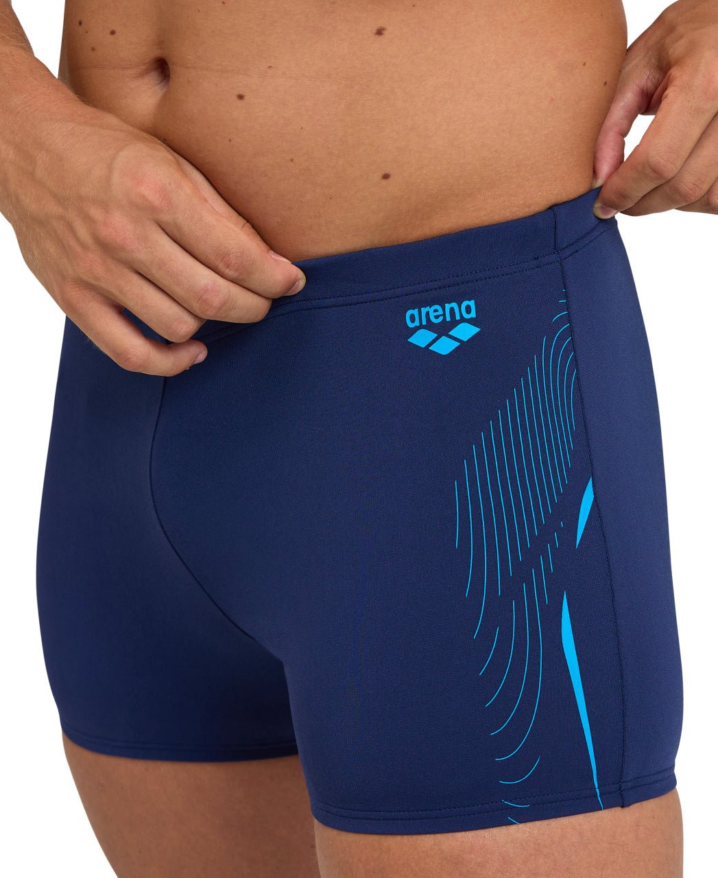 Swim Short Graphic miesten uimahousut, tummansininenArena