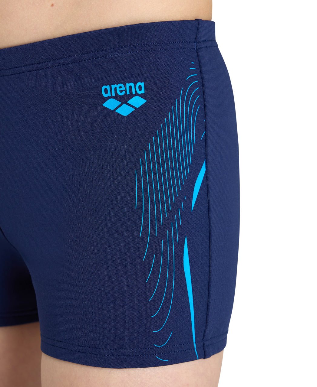 Swim Short Graphic poikien uimahousut, tummansini - turkoosiArena