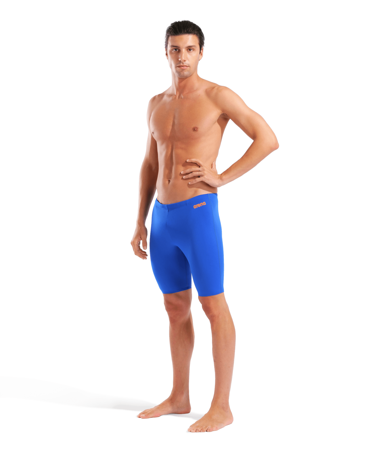 Team Swim Jammer Solid miesten uimahousut, sini - oranssiArena