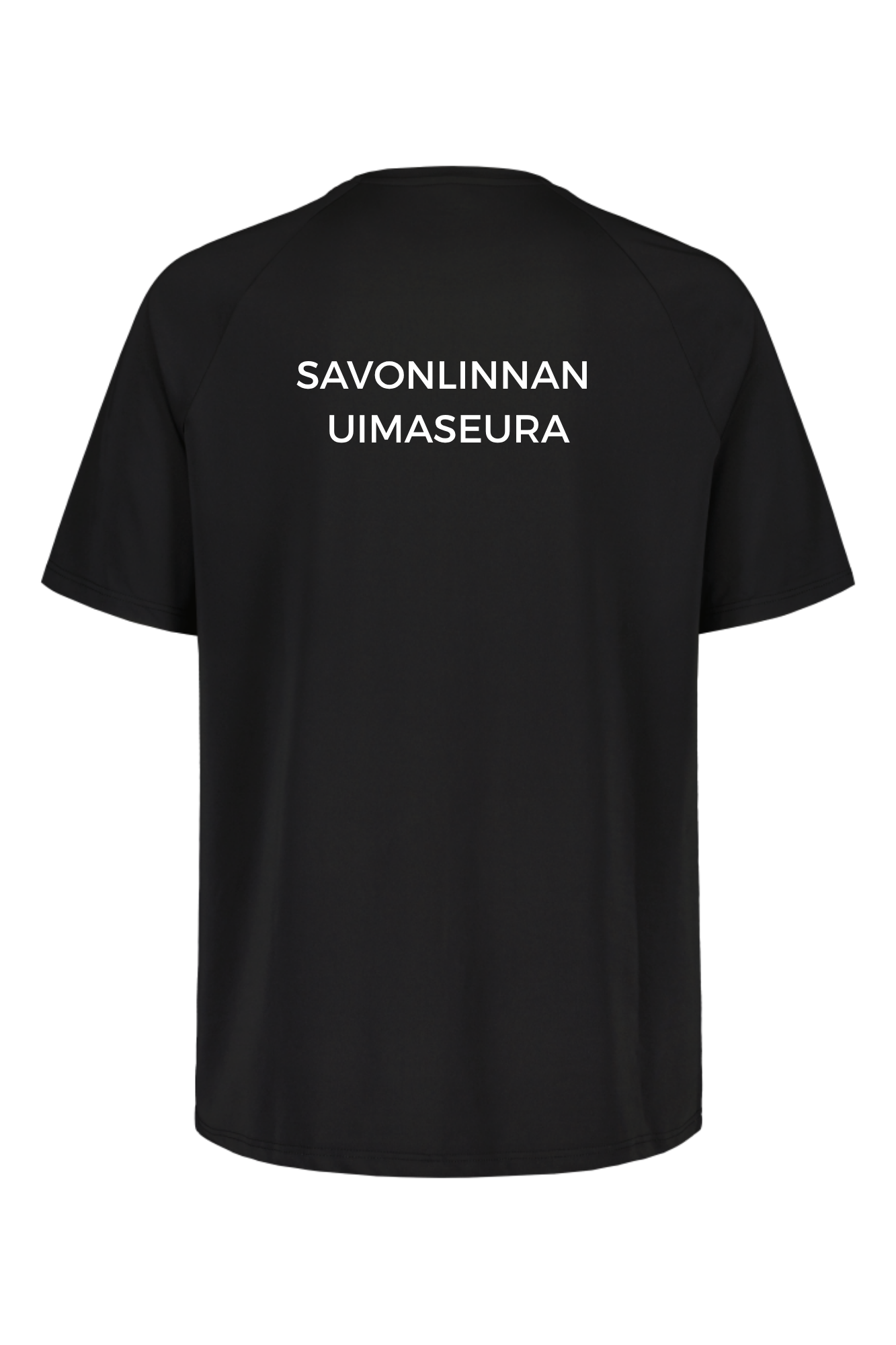 Miesten Technical UV T-shirt, musta - Savonlinnan uimaseura
