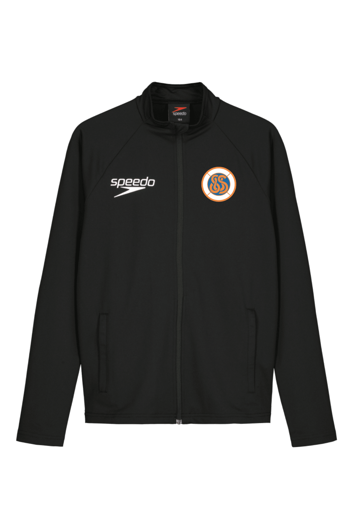 Unisex Technical Sweat Jacket, musta - Savonlinnan uimaseuraSavonlinnan uimaseura