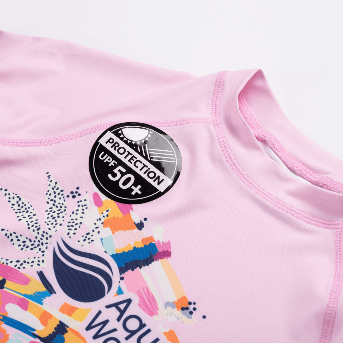 Uver Kids tyttöjen UV-paita, pinkkikuosi
