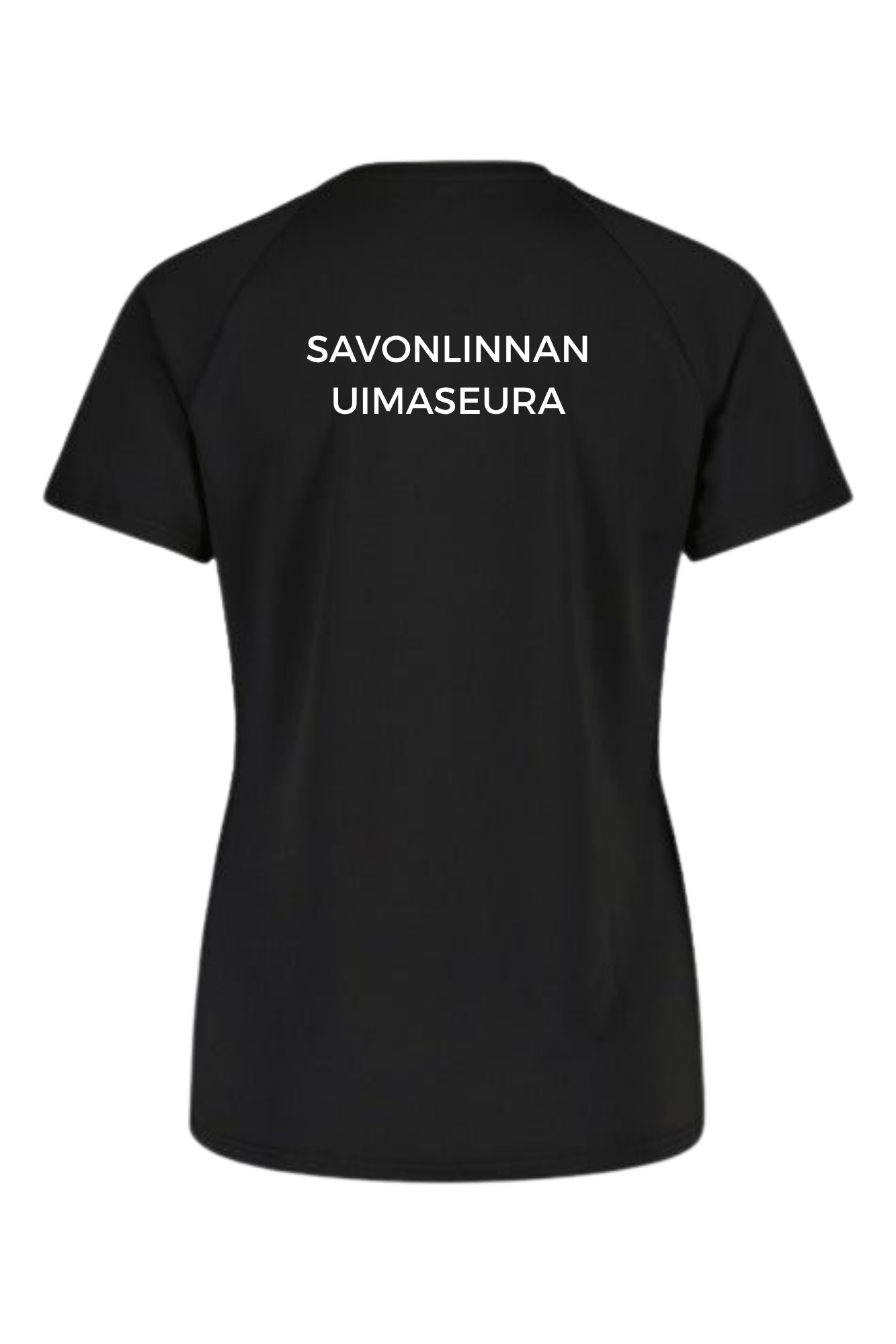 Naisten Technical UV T-shirt, musta - Savonlinnan uimaseura