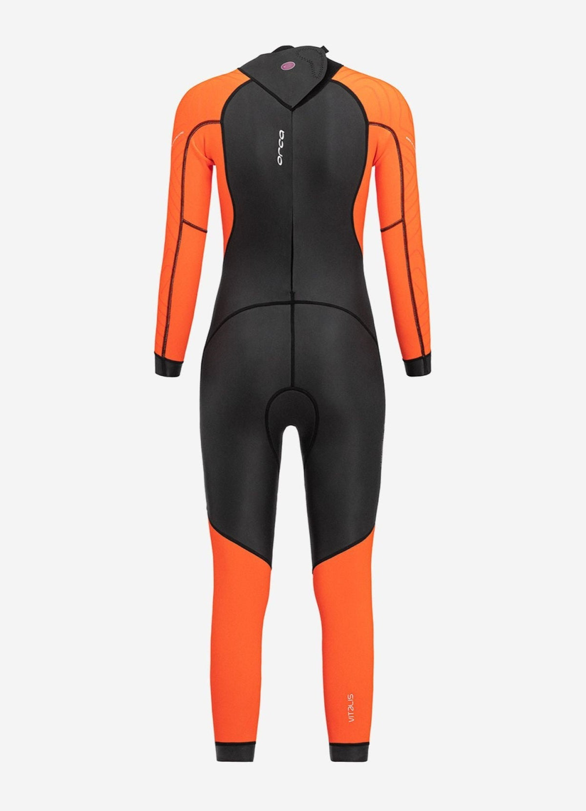 Vitalis Openwater Hi-Vis naisten märkäpuku, takaa - Orca