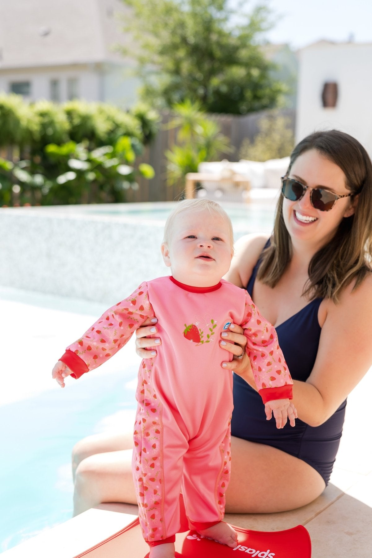 Warm in One lasten lämpöuimapuku, Strawberry FieldSplashy