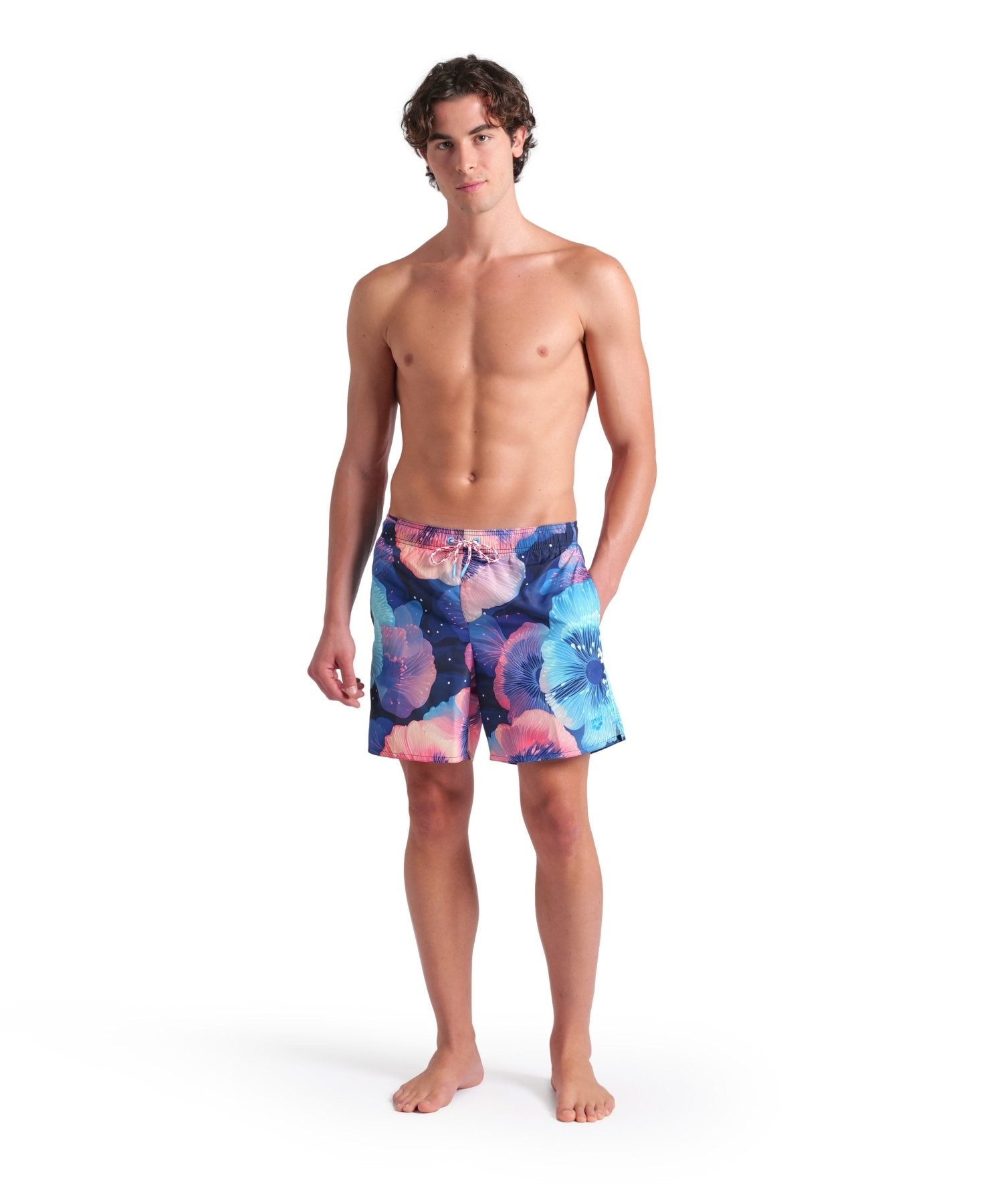 Water Prints Beach Short miesten uimashortsit, kukallinen - Arena