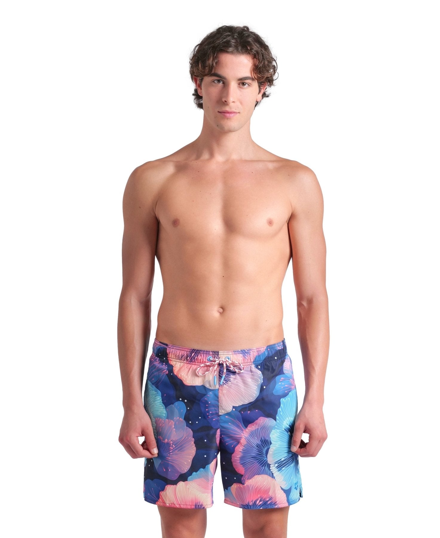 Water Prints Beach Short miesten uimashortsit, kukallinen - Arena