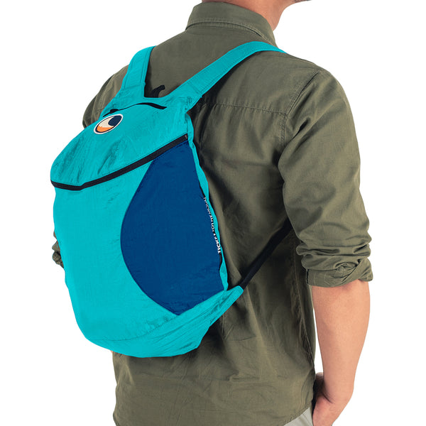 Mini Backpack reppu, turquoise-royal blue
